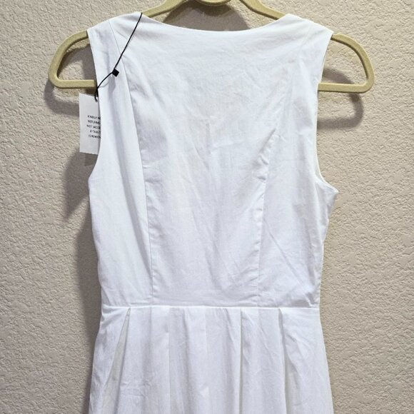 NWT MORE TO COME Rae Midi Dress in White Size XS - Picture 9 of 13